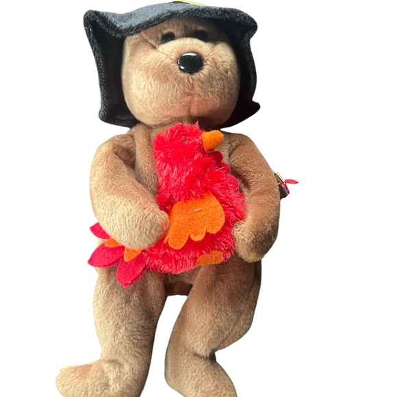 NWT Plymouth Beanie Baby Bear‎ - Picture 1 of 4